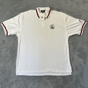 Vintage Ashworth Men's Golf Polo 2XL White Andy Russell Celebrity Classic USA